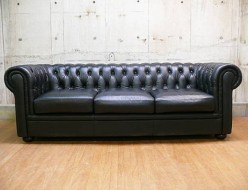 【Chesterfield Sofa】チェスターフィールド 3人掛けソファ 出張買取 東京都杉並区