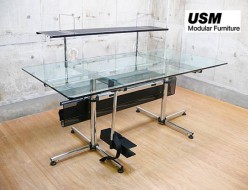 【USMモジュラーファニチャー】ガラス製 キトステーブル KITOS 高機能デスク 出張買取 東京都港区