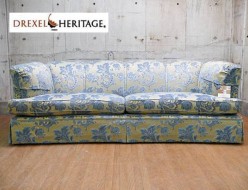 【ドレクセル ヘリテイジ】Upholstery アップホルスタリー 3人掛けソファ 布 高価出張買取 東京都世田谷区