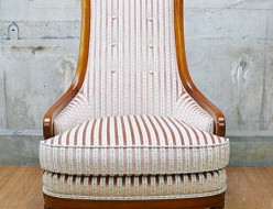 【DREXEL】ドレクセル Upholstery アップホルスタリー ハイバックチェア ダイイングチェア 出張買取 千葉県柏市