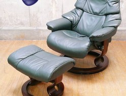 【Ekornes】エコーネス 本革 レノ Reno ストレスレスチェア&オットマン 東京都杉並区 出張買取