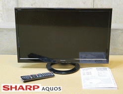 【SHARP】シャープ AQUOS 液晶カラーテレビ 24V型ワイドTV LC-24K30 出張買取 東京都練馬区