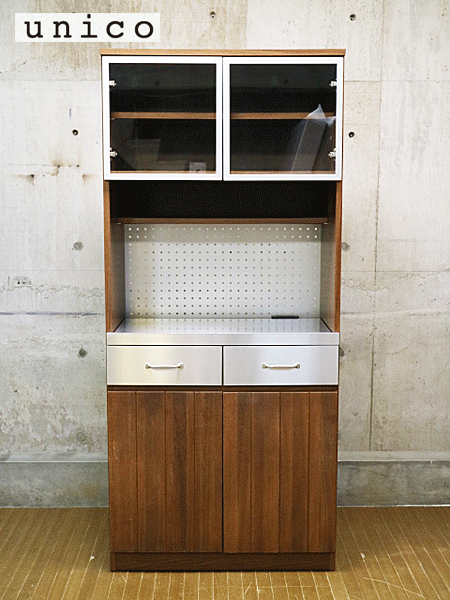 【unico】ウニコ STRADA(ストラーダ) キッチンボード 食器棚 出張