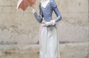 LLADRO】リヤドロ 日傘をさす婦人 アート作品 置き物 出張買取