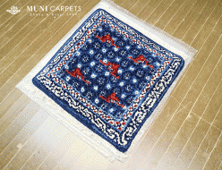 【MUNI CARPETS】ムニカーペット 高級 ウールクラシカル・チャイニーズ・ラグ 56×49 出張買取 東京都杉並区