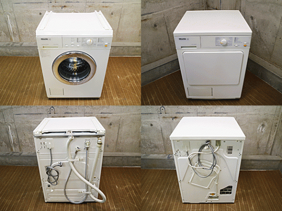 Miele】ミーレ社(ドイツ)ドラム式 洗濯機 W2104C/洗濯乾燥機 T4224C