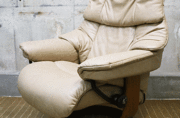 Ekornes】エコーネス Reno レノ 本革 ストレスレスチェア&オットマン S