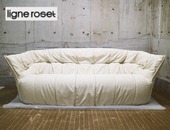 【ligne roset】リーン・ロゼ BRIGANTIN ブリガンタン 3人掛けソファ ファブリック アイボリー 出張買取 神奈川県横浜市緑区