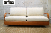 Arflex poppy アルフレックス　ベージュ ファブリック 2人掛けソファ 600x450-2017042700010-1-