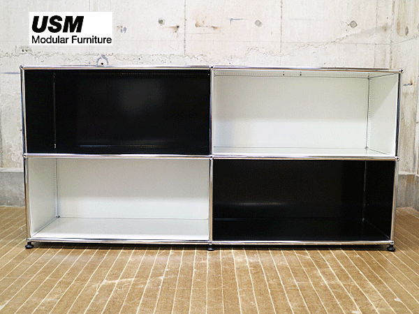 USMハラー】2列2段 キャビネット シェルフ サイドボード 出張買取