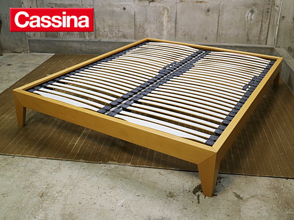 【Cassina】クイーンサイズベッドフレーム Cassina】カッシーナ CARNA カルナ クイーンベッド マットレス