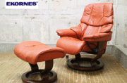 GMHS505○EKORNES / エコーネス RENO ストレスレス レノ S Ekornes】エコーネス Reno レノ 本革 ストレスレスチェア&オットマン S