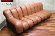 mobilia/de Sede】モビリア/デセデ 高級本革 スネークソファ 9