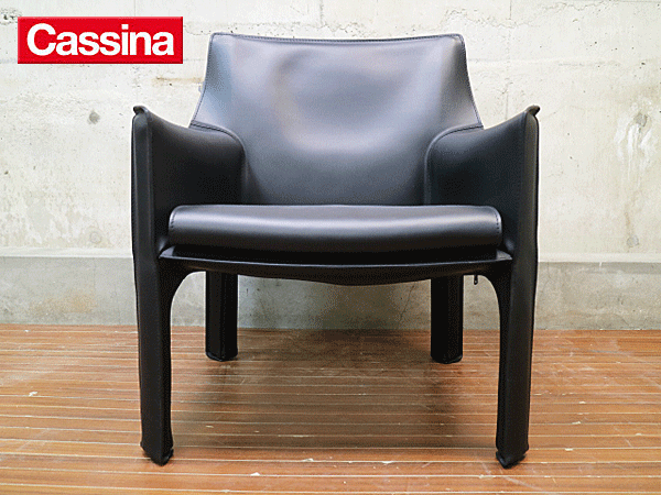 【一脚】Cassina カッシーナ 414 Cab キャブ ラウンジアームチェア