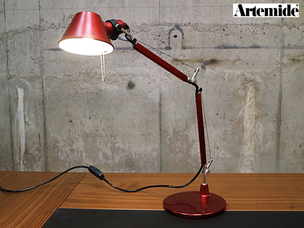 Artemide Tantalo 赤色 置時計 Artemide アルテミデ 