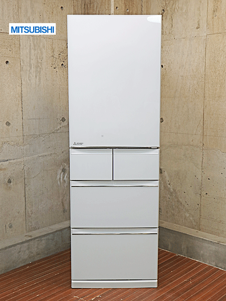 MITSUBISHI 冷凍冷蔵庫 MR-B46D-W 大型冷蔵庫 d0095 生活家電 正規品 