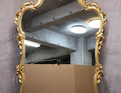 【SILIK】シリック 最高峰 ロココ調 イタリア家具 ウォールミラー 鏡 壁掛け 出張買取 東京都江東区