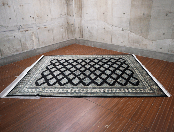 高級 パキスタン絨毯】パキスタン絨毯 カフカディアン 手織り 265×202 
