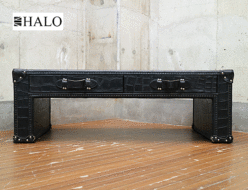 【HALO】ハロ SLAB SMALL COFFEE TABLE スラブ スモール コーヒーテーブル レザー 革張り 出張買取 東京都千代田区