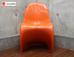 【Herman Miller】ハーマンミラー Panton Chair パントンチェア オレンジ 1974年製 ヴィンテージ品 出張買取 東京都中央区