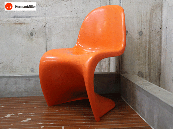 Herman Miller】ハーマンミラー Panton Chair パントンチェア オレンジ 