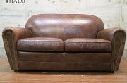 HALO】ハロ FLEAMARKET 2P SOFA フリーマーケット 2人掛けソファ 本革