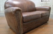 HALO】ハロ FLEAMARKET 2P SOFA フリーマーケット 2人掛けソファ 本革