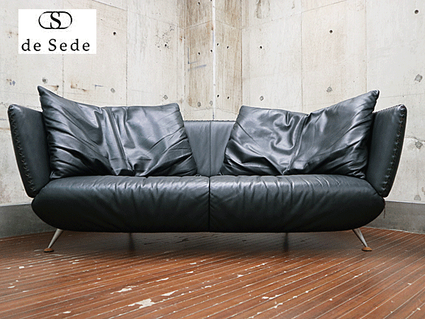 de Sede】デセデ DS-102/03 総革 3人掛け カウチソファ IDC大塚家具 