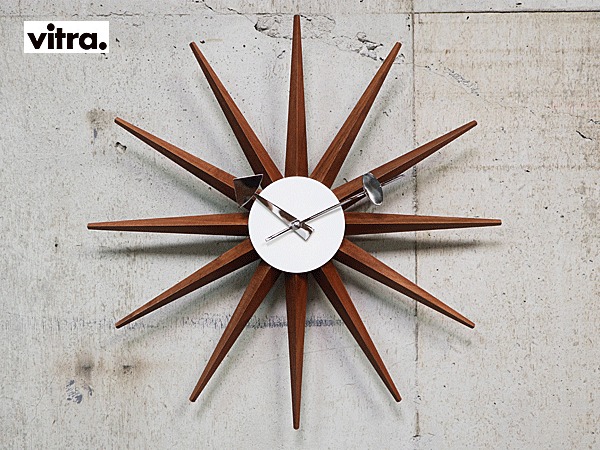 vitra】ヴィトラ Sunburst Clock サンバースト クロック ジョージ