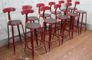 Fer Travail】NICOLLE CHAIR 75 ニコルチェア レッド コンラン