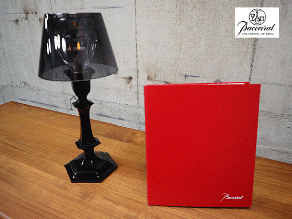 【Baccarat】バカラ OUR FIRE CANDLESTICK BLACK アワ