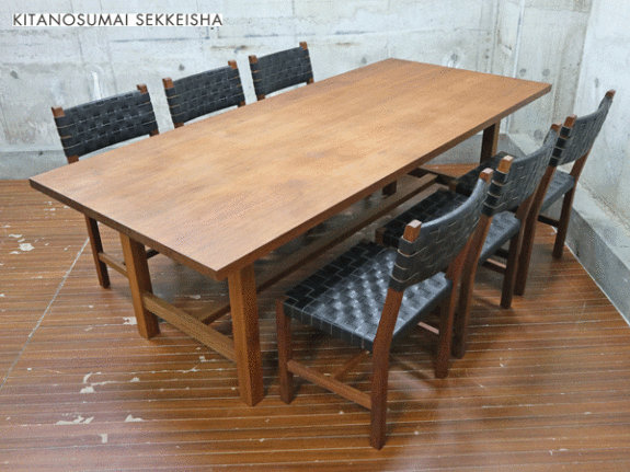 北の住まい設計社】MISSION TABLE ミッションテーブル RUSTIC CHAIR ラ