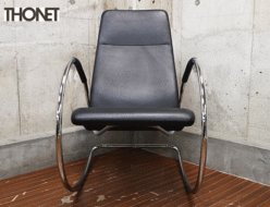 【THONET】トーネット ロッキングチェア アームソファ S826 レザー ウーリッヒ・ベーメ 出張買取 東京都文京区