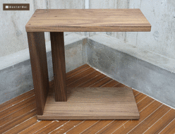 【MasterWal】マスターウォール PEG SIDE TABLE ペグ サイドテーブル ナイトテーブル ウォールナット アカセ木工 出張買取 東京都江東区