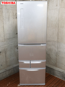 【TOSHIBA】東芝 ノンフロン 5ドア 冷凍冷蔵庫 GR-K41G(S 