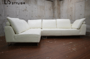 【新品・未使用本革】送料無料IDC大塚家具 幅117cm 白色 cherries_market-img600x450-