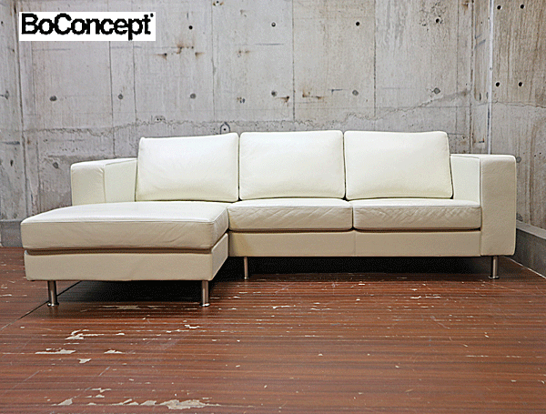 【BoConcept】ボーコンセプト I.D.V.2 総革 カウチソファ コーナー 