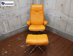 【Ekornes】エコーネス City シティー リクライニングチェア&オットマン Mサイズ 出張買取 神奈川県横浜市神奈川区