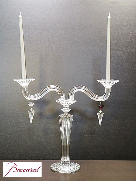 Baccarat】バカラ MILLE NUITS ミルニュイ キャンドルスタンド 出張