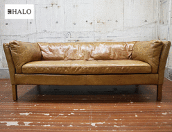 【HALO】ハロ REGGIO 2P SOFA レッジオ 2.5人掛けソファ 総革 出張買取 東京都新宿区