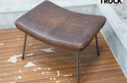 TRUCK トラックファニチャー FURROWED レザースツール Stool FURROWED-LEATHER STOOL | TRUCK FURNITURE