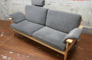 柏木工】CIGARRO シガーロ 3人掛けソファ ファブリック IDC大塚家具