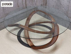 【porada】ポラダ INFINITY LIVING TABLE インフィニティ リビングテーブル ガラス ACTUS アクタス 出張買取 東京都品川区