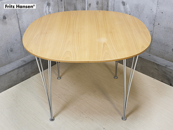フリッツハンセン スーパー円テーブル 美品 - ダイニングテーブル