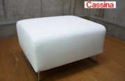 Cassina】カッシーナ 253 NEST ネスト 白総革 スツール ベンチ