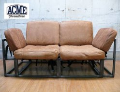 【ACME Furniture】アクメファニチャー IRVIN SOFA アーヴィン ソファ 2人掛け レザー 出張買取 東京都渋谷区