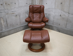 【Ekornes】エコーネス メイフェア クラシック 本革 ストレスレスチェア&オットマン Mサイズ 出張買取 東京都世田谷区