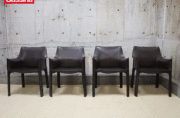Cassina】カッシーナ 413 CAB キャブ アームチェア 4脚セット 出張買取