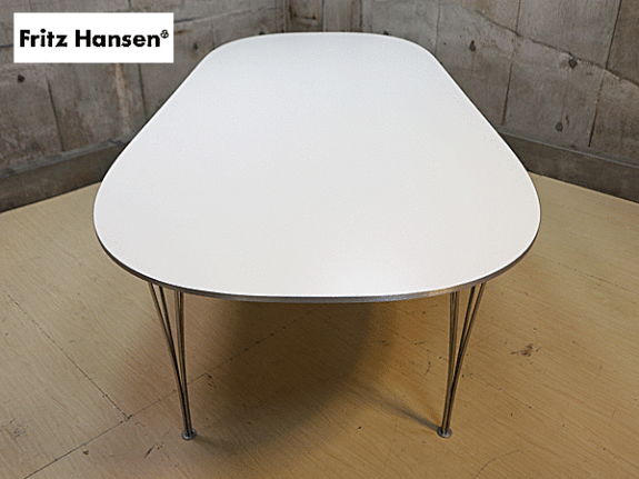 Fritz Hansen】フリッツ・ハンセン スーパー楕円テーブル B619 延長式