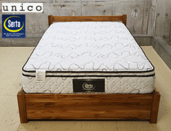 【Serta】unico サータ/ウニコ ペディック85 GF BOX-T 85周年記念モデル BRETH BED BOX ブレス ベッドボックス セミダブルベッド ハード仕様 袖付 2杯 出張買取 東京都調布市